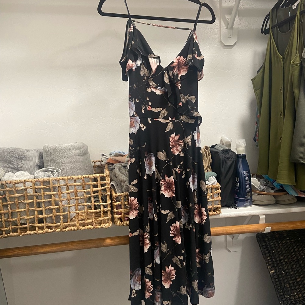 Off shoulder floral dress